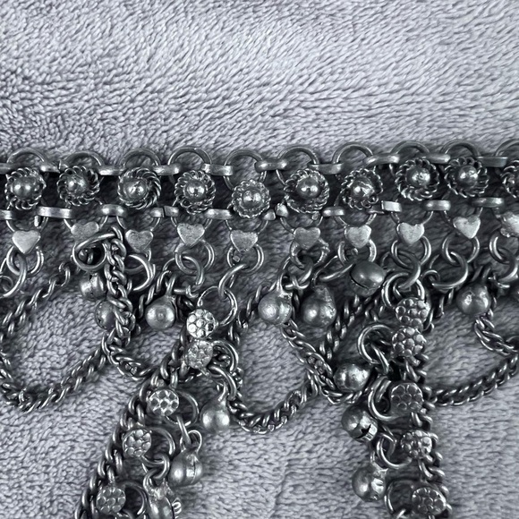 Silver belly dancer belt. - Picture 8 of 9